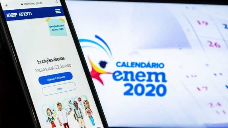 5,8 milhões estão inscritos para fazer o Enem 2020