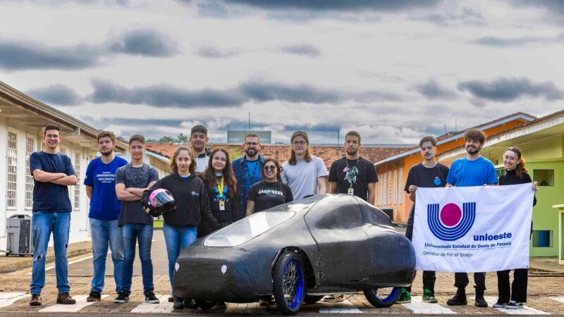 Universitários de Foz do Iguaçu apresentam carro movido a hidrogênio verde na Shell Eco-marathon 2024