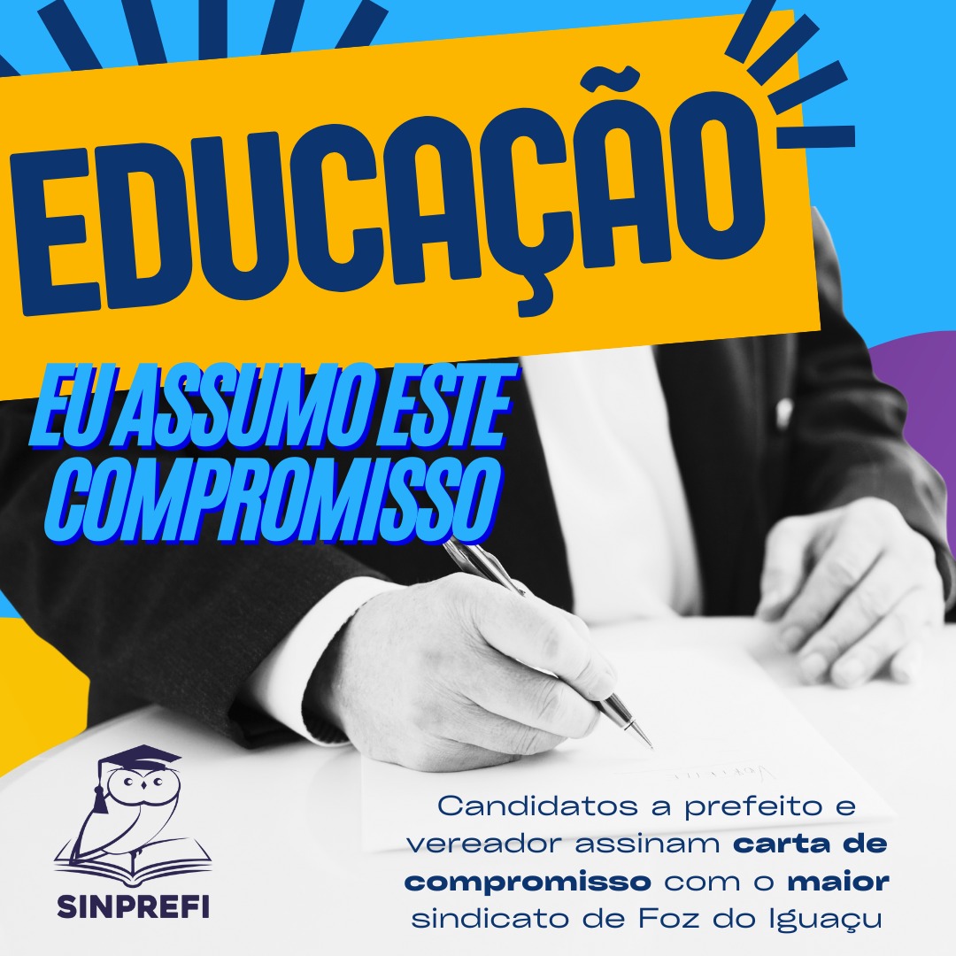 Candidatos assinam carta-compromisso com Sinprefi