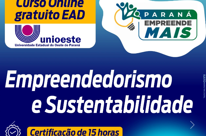 Unioeste oferece curso de Empreendedorismo e Sustentabilidade