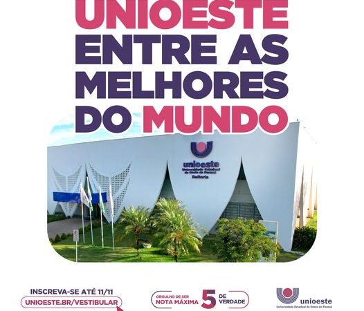 Ranking Internacional: Unioeste entre as melhores universidades do mundo