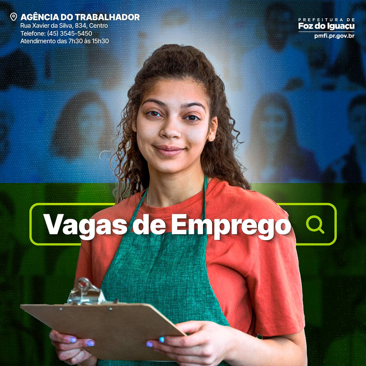 Confira 515 vagas de empregos na Agência do Trabalhador de Foz