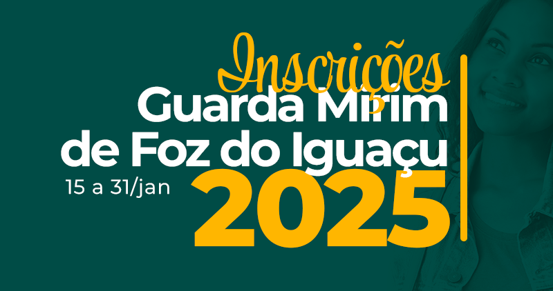 Guarda Mirim de Foz do Iguaçu abre inscrições para 2025