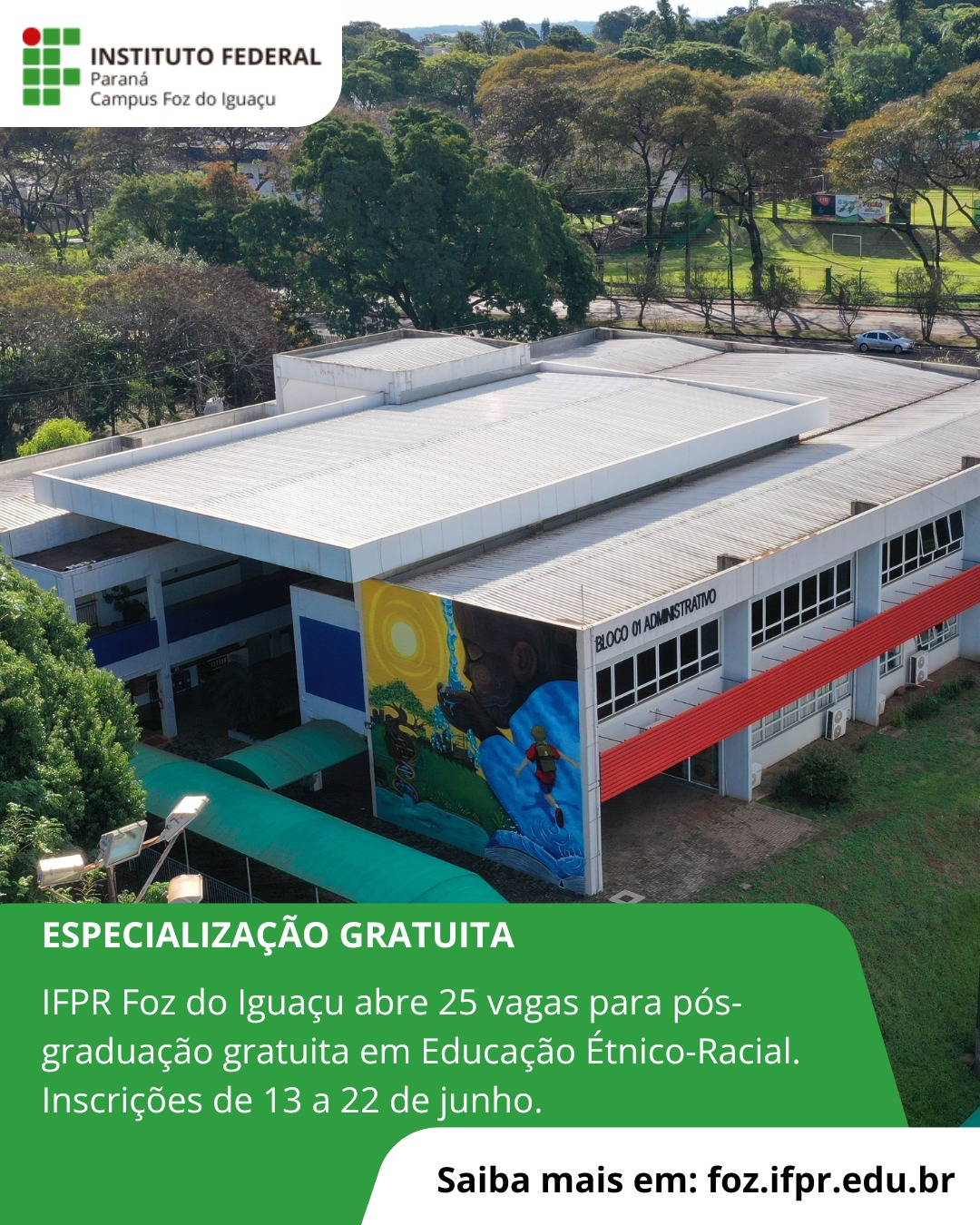 Especialização Gratuita em Educação para as Relações Étnico-Raciais no IFPR de Foz