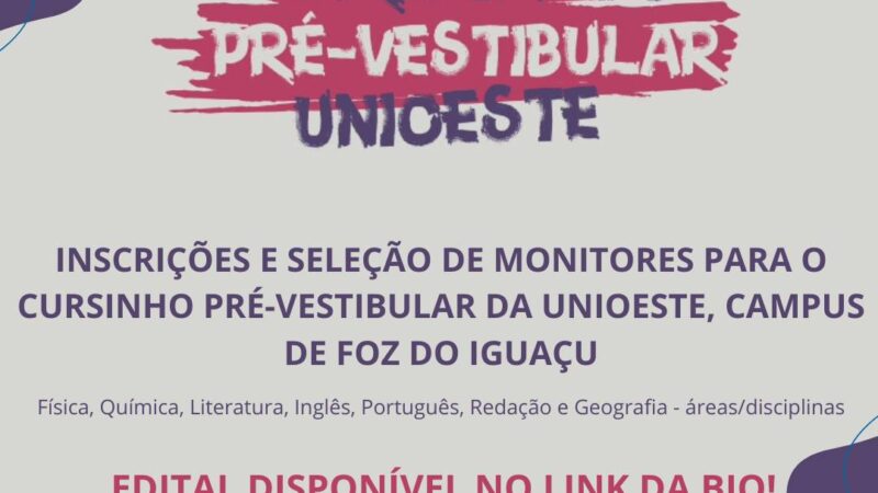 Cursinho pré-vestibular Unioeste