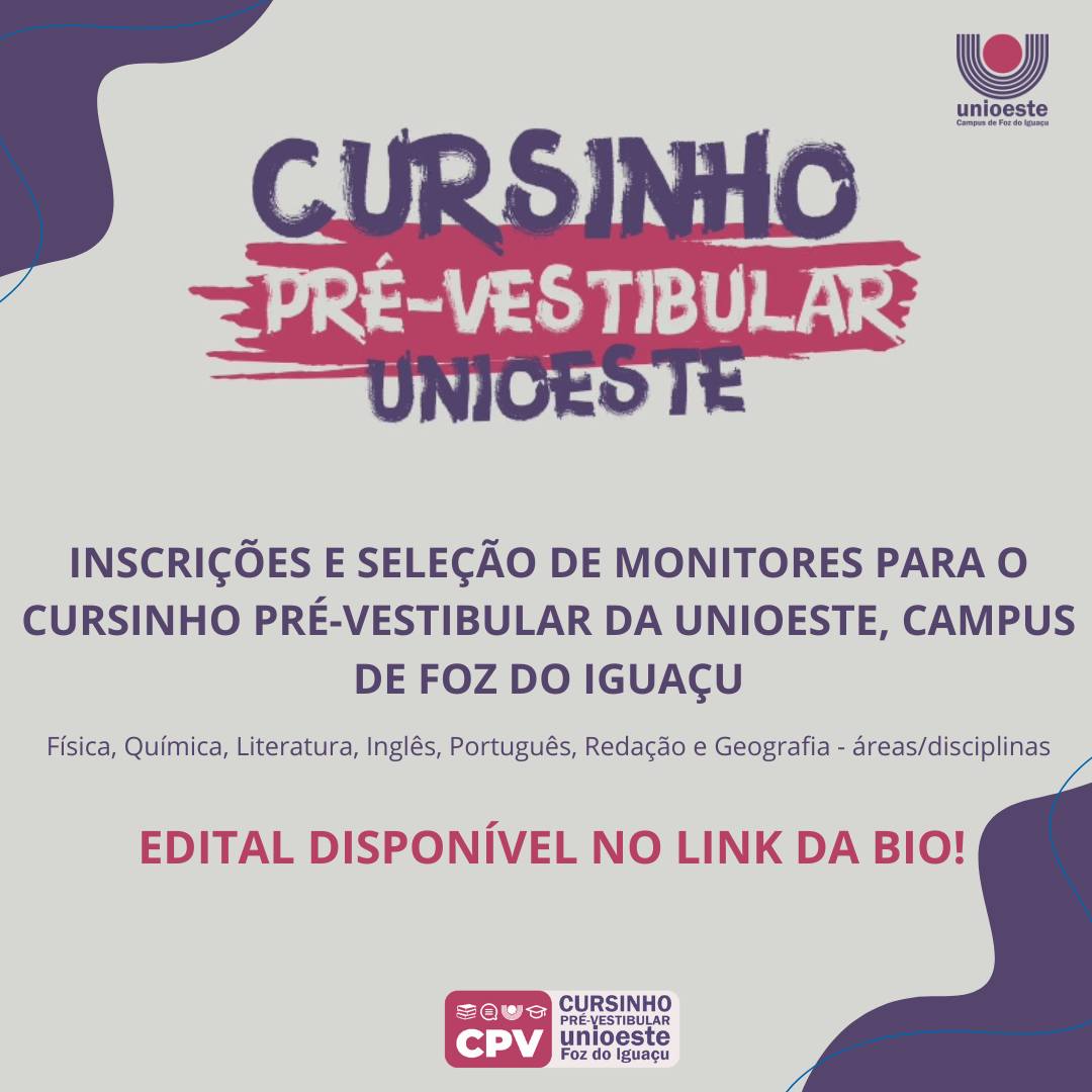 Cursinho pré-vestibular Unioeste