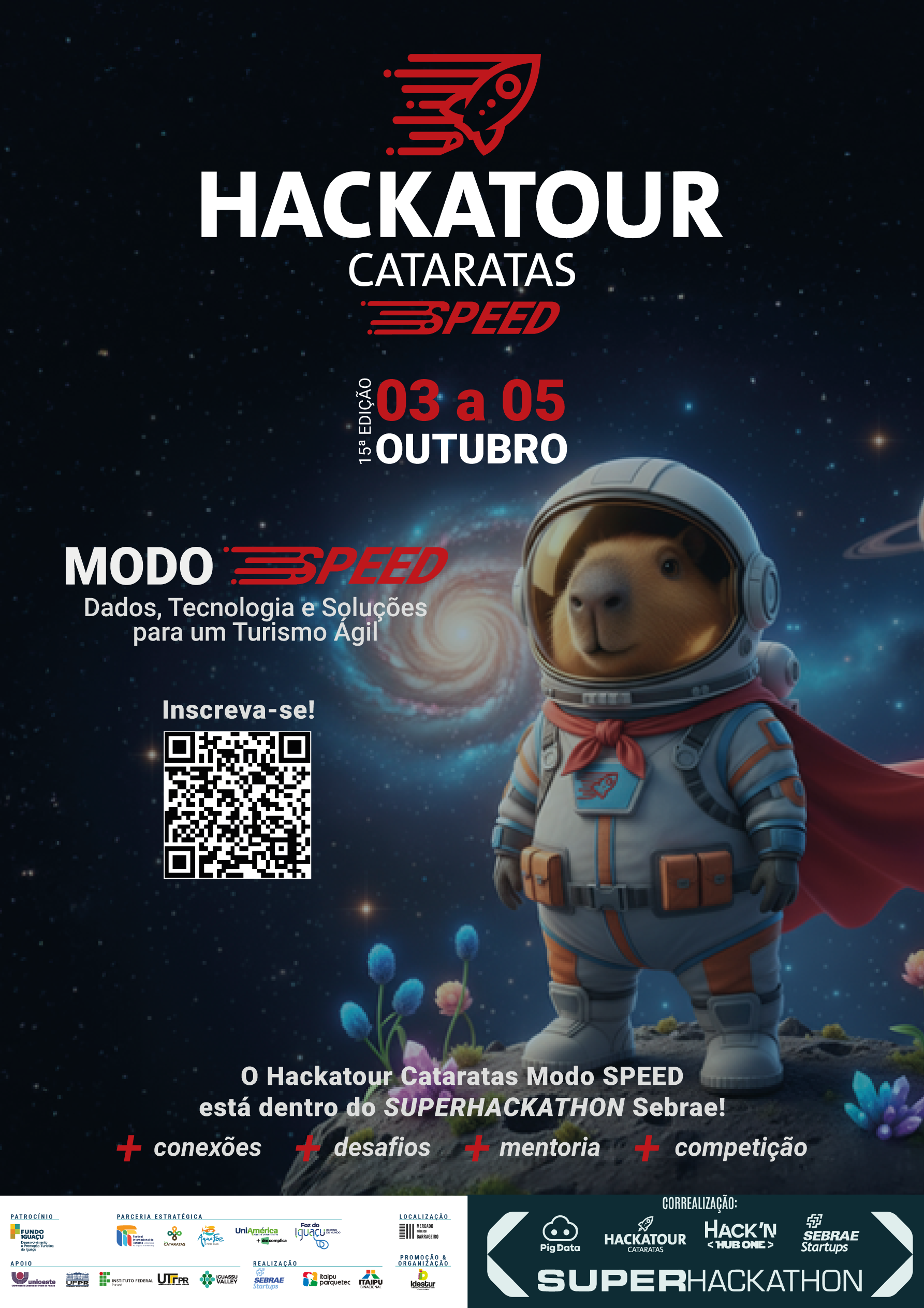 Hackatour Cataratas SPEED 2025 está com inscrições abertas