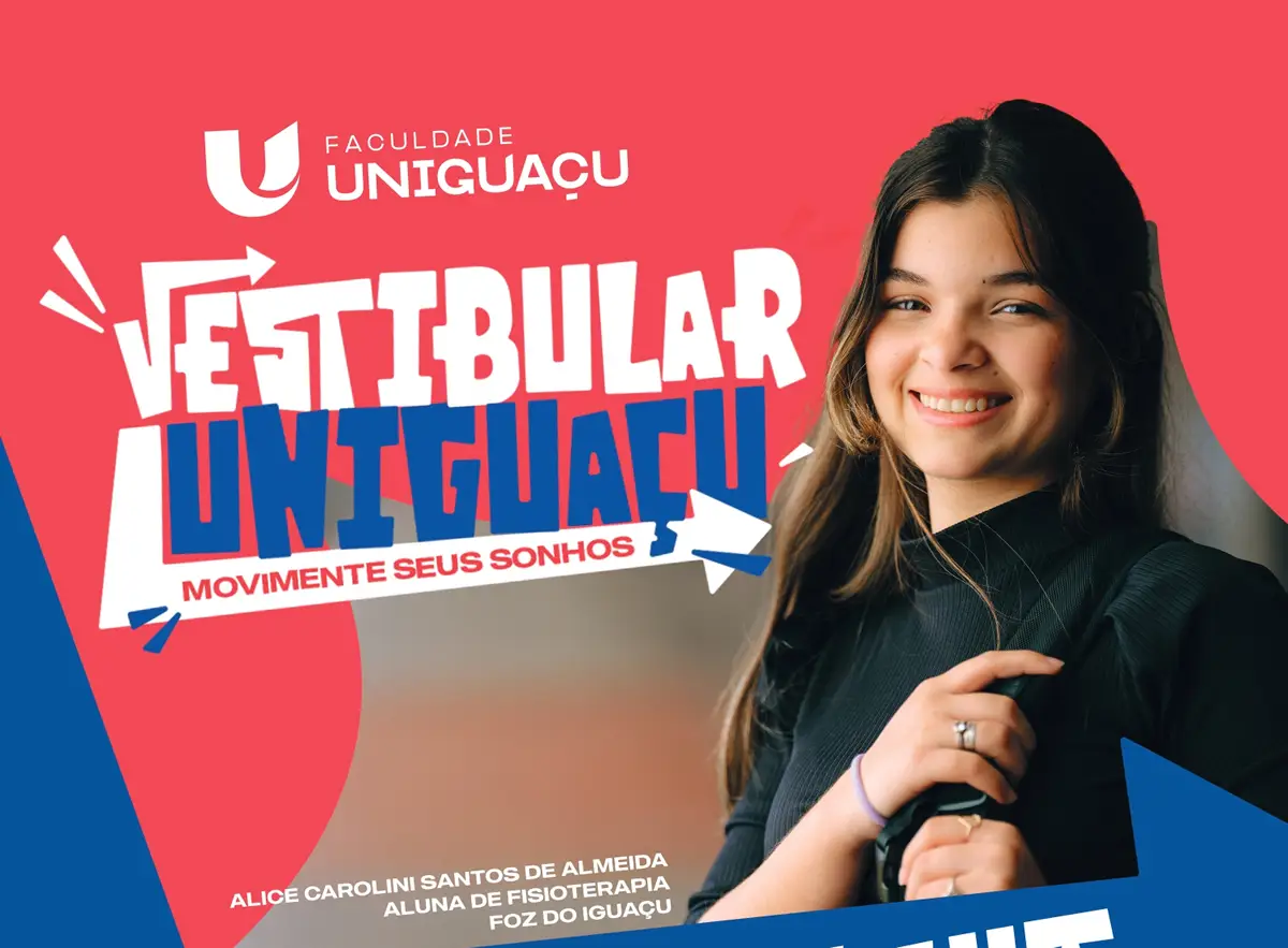 Faculdade UNIGUAÇU lança Vestibular 2026 para jovens movimentarem seus sonhos