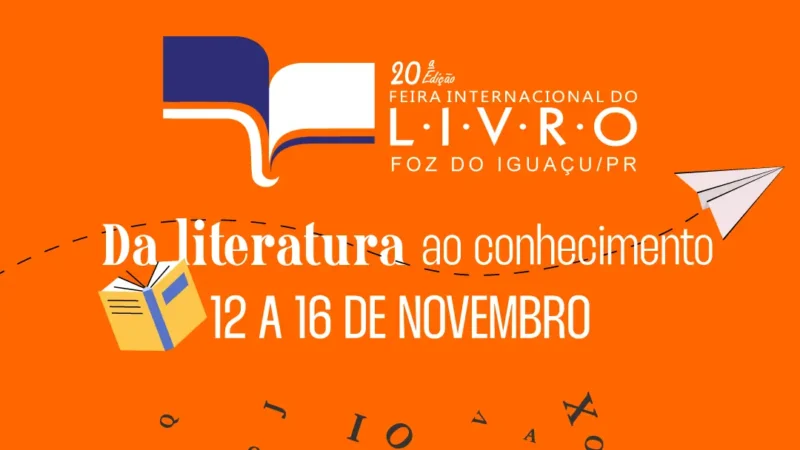 20ª Feira Internacional do Livro de Foz do Iguaçu terá programação nos bairros