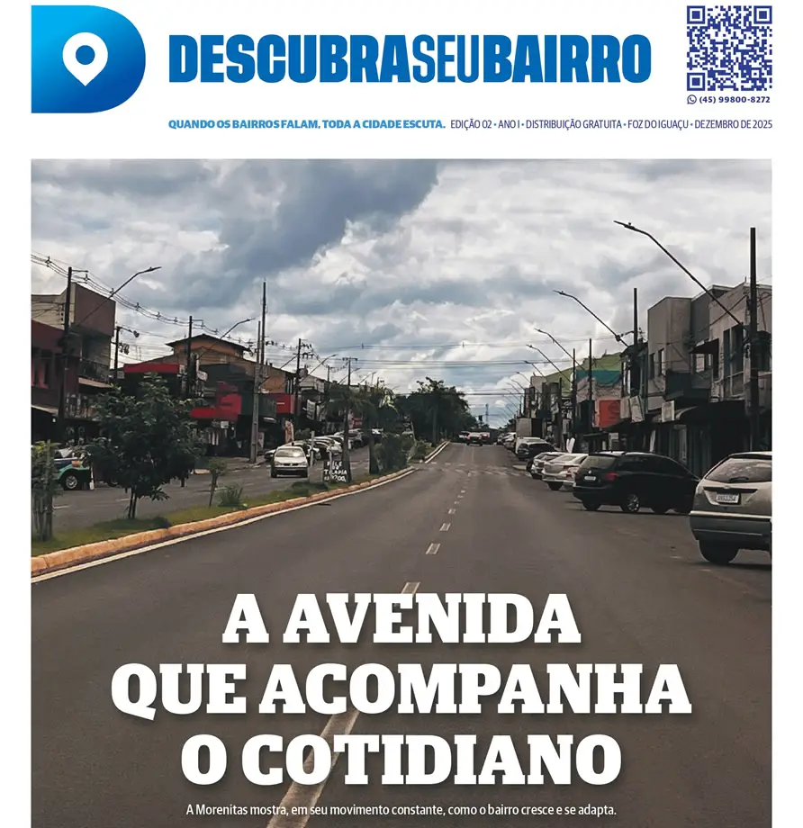 O bairro Porto Meira é destaque da 2ª edição do Jornal Descubra Seu Bairro