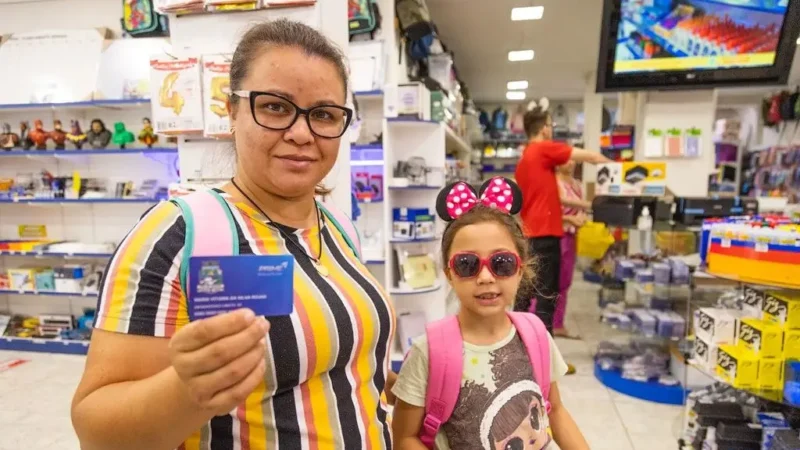 Créditos do Cartão Material Escolar começam a ser liberados em 17 de janeiro