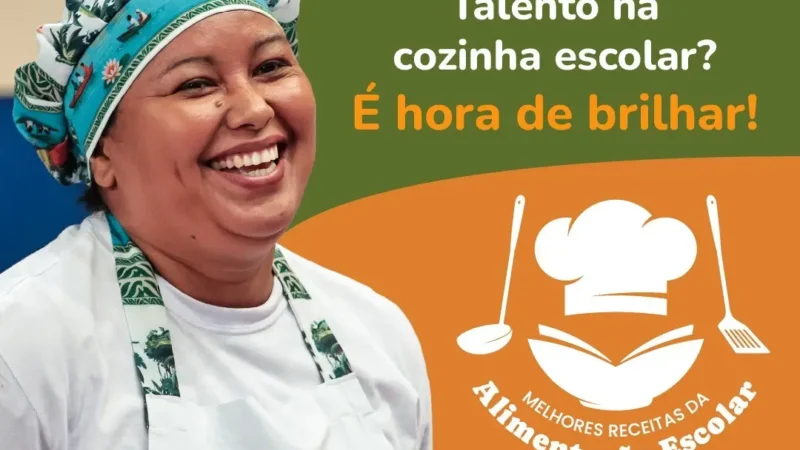 Abertas as inscrições para o 3º Concurso Melhores Receitas da Alimentação Escolar