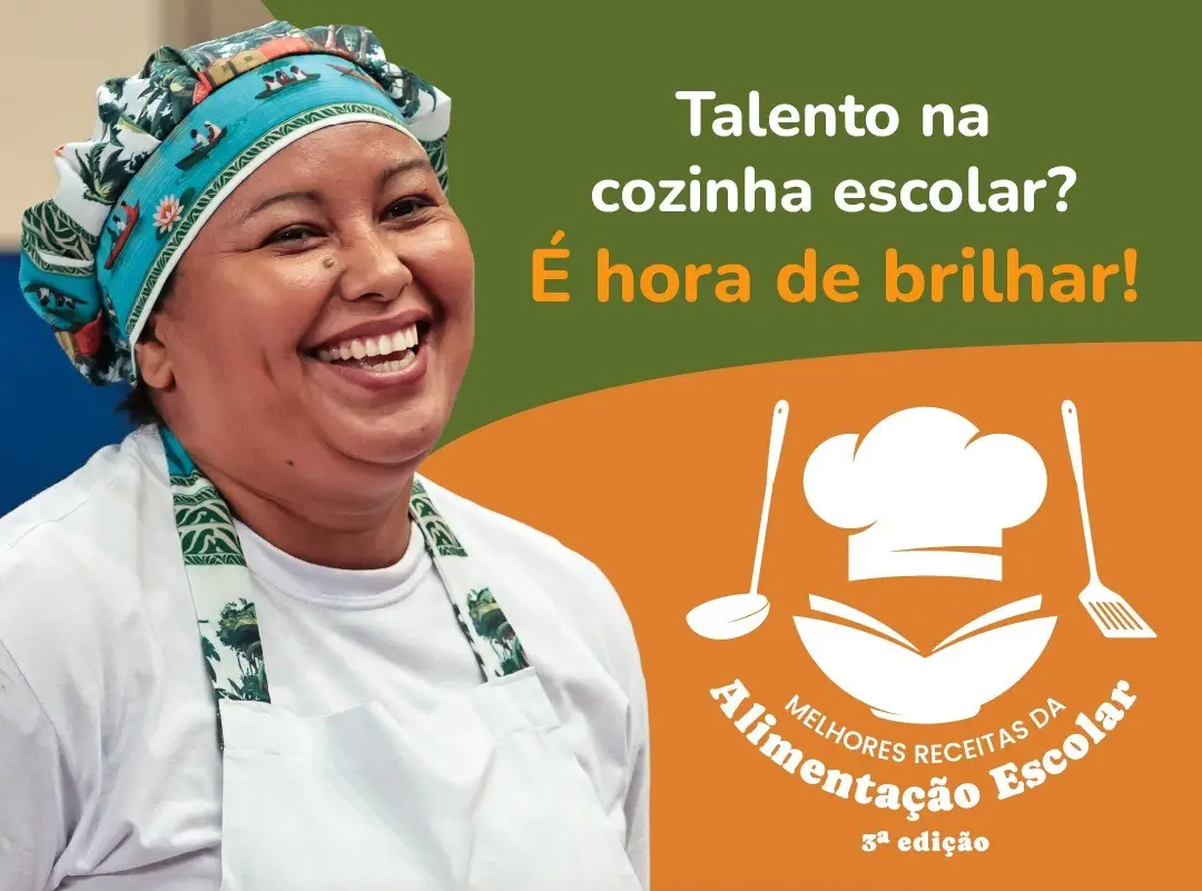 Abertas as inscrições para o 3º Concurso Melhores Receitas da Alimentação Escolar