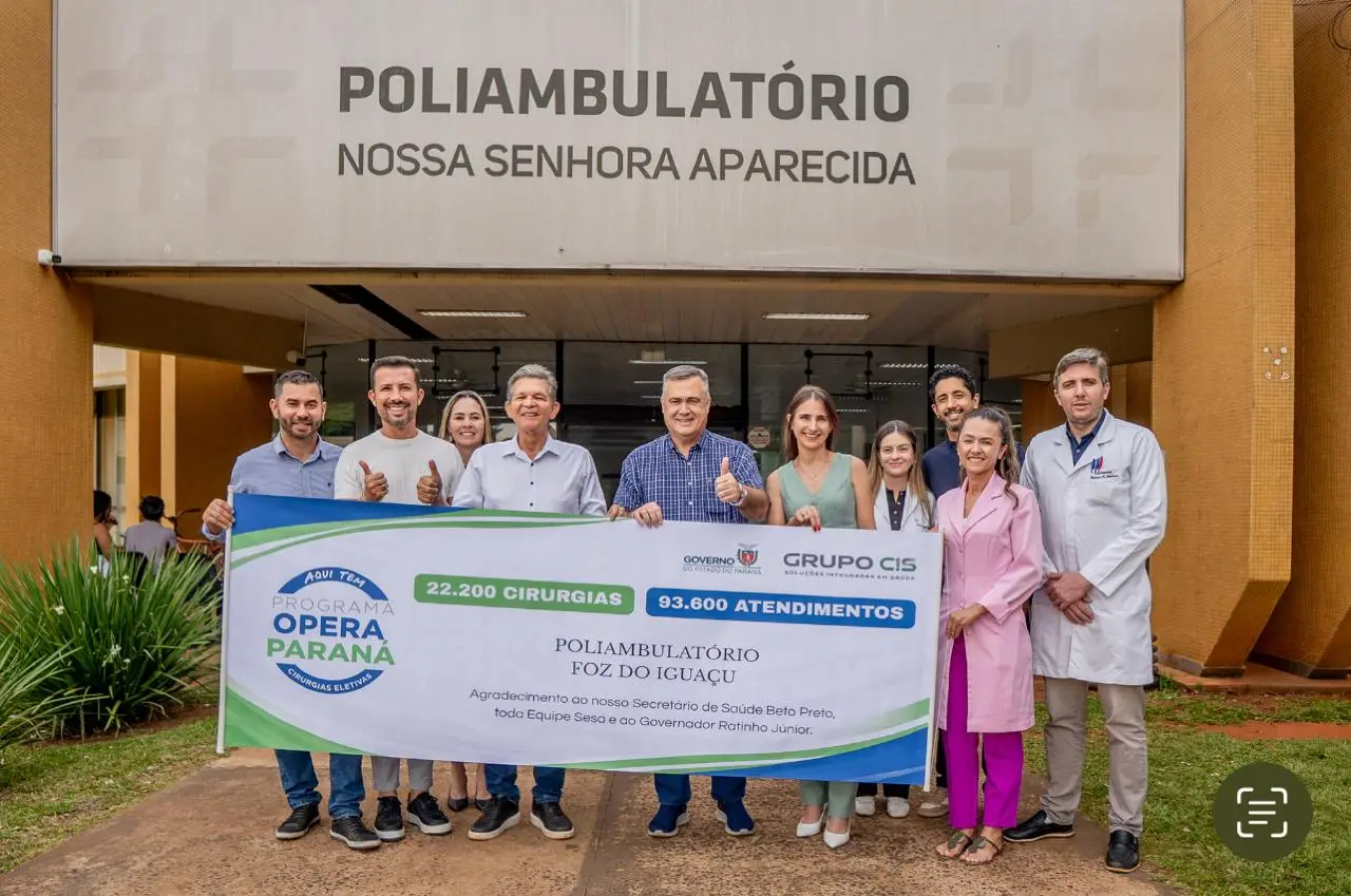Foz do Iguaçu amplia cirurgias eletivas com reforço do Governo do Estado