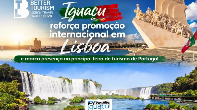 Município intensifica promoção internacional em Lisboa e participa da principal feira de turismo de Portugal