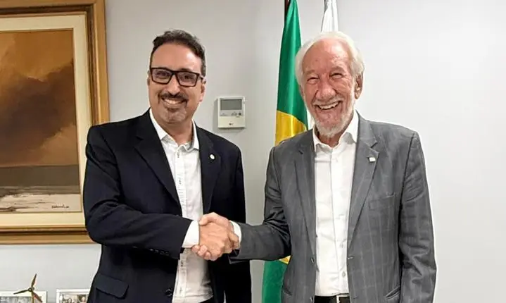 Deoclecio Duarte se reúne com vice-governador Darci Piana no Palácio Iguaçu