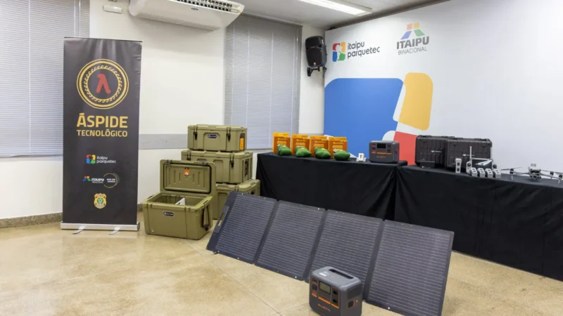 Itaipu doa novos equipamentos tecnológicos à Polícia Federal e reforça combate ao crime organizado na fronteira