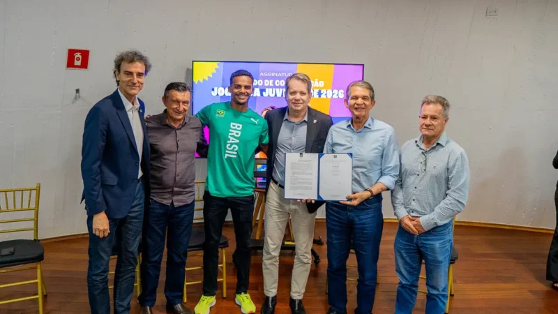 Prefeitura e Comitê Olímpico do Brasil assinam acordo para a realização dos Jogos da Juventude 2026 em Foz do Iguaçu