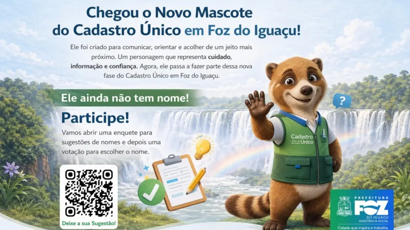 Secretaria Municipal de Assistência Social convida moradores a sugerir nome do mascote do Cadastro Único