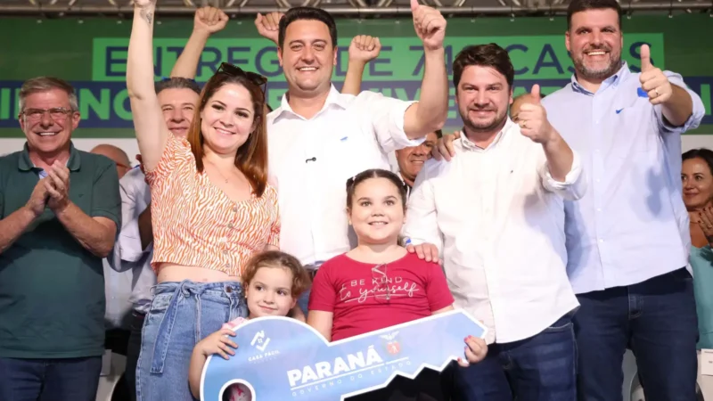 Com subsídio de entrada, programa do Paraná impulsiona construção de 976 empreendimentos habitacionais