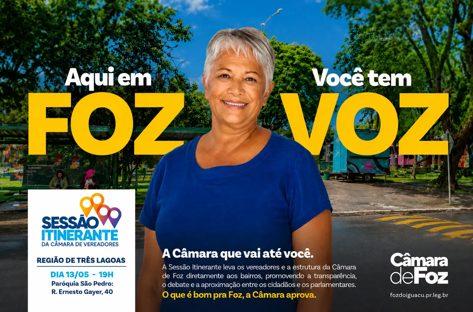 Chegou a vez da região de Três Lagoas receber a Sessão Itinerante da Câmara