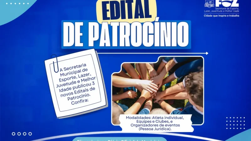 SMEL lança editais de patrocínio para atletas, equipes e eventos esportivos