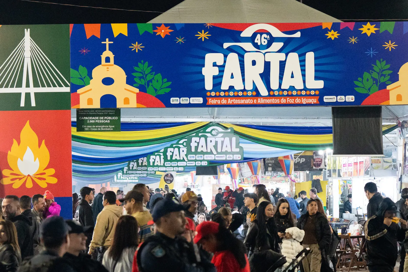 46ª Fartal reúne mais de 53 mil visitantes em cinco dias de programação que celebrou os 112 anos de Foz do Iguaçu
