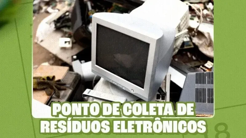 Município promove ação para coleta de resíduos eletrônicos e incentiva descarte correto de materiais