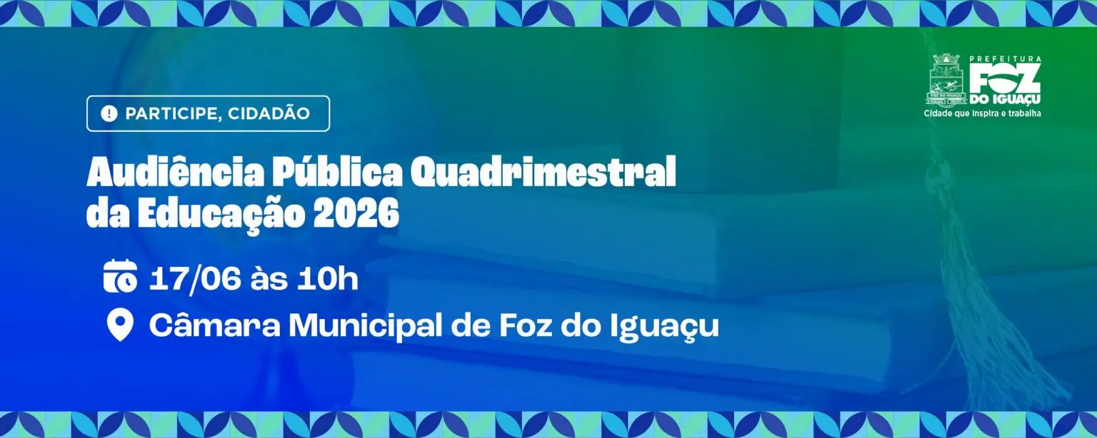 Secretaria Municipal da Educação realiza Audiência Pública de prestação de contas do 1º quadrimestre de 2026