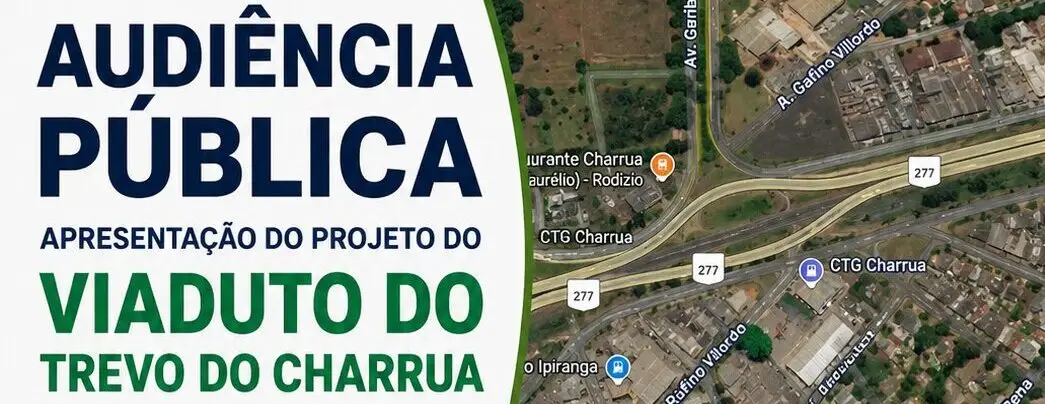 Prefeitura apresenta projeto do Viaduto do Trevo do Charrua em audiência pública
