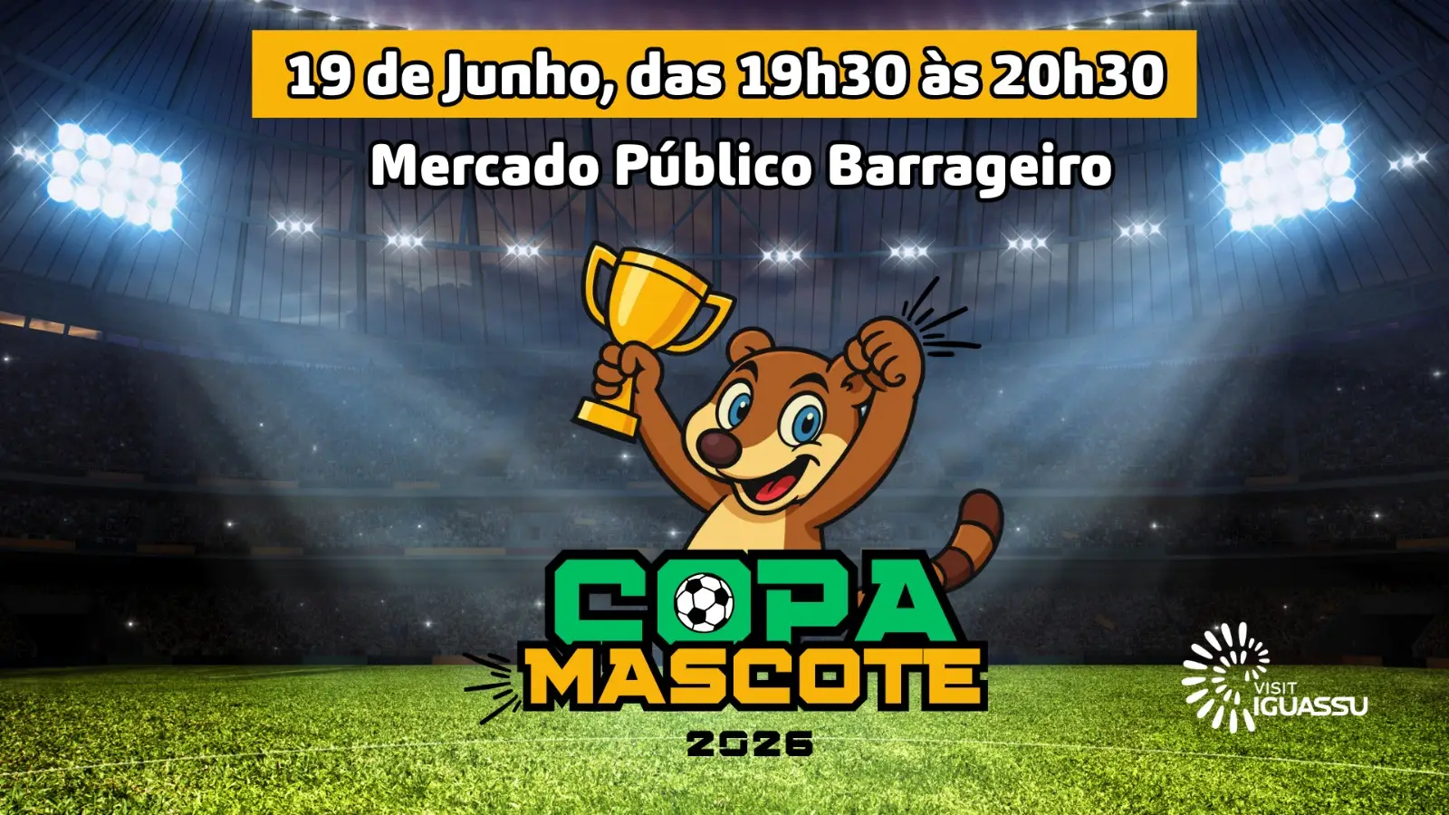 Copa Mascote reúne personagens do Destino Iguaçu em competição inspirada no futebol