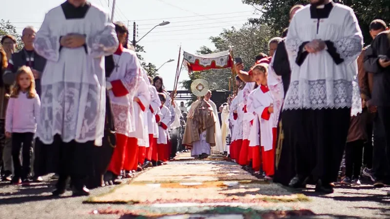 Ruas serão interditadas temporariamente para celebração de Corpus Christi