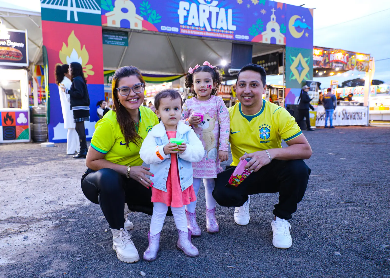 Torcida verde e amarela toma conta da 46ª Fartal