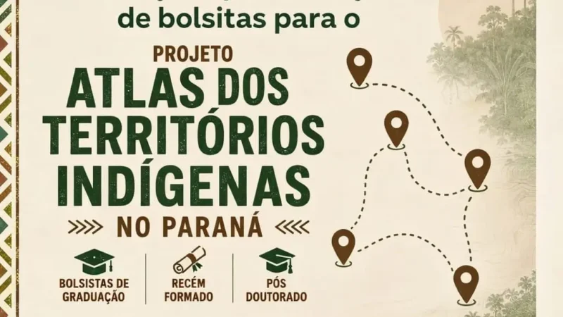 Unioeste seleciona bolsistas para projeto sobre territórios indígenas no Paraná