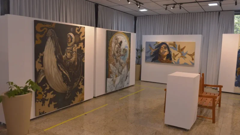 Estação Cultural Haroldo Alvarenga recebe exposição “Migração”, do artista Pas Schaefer