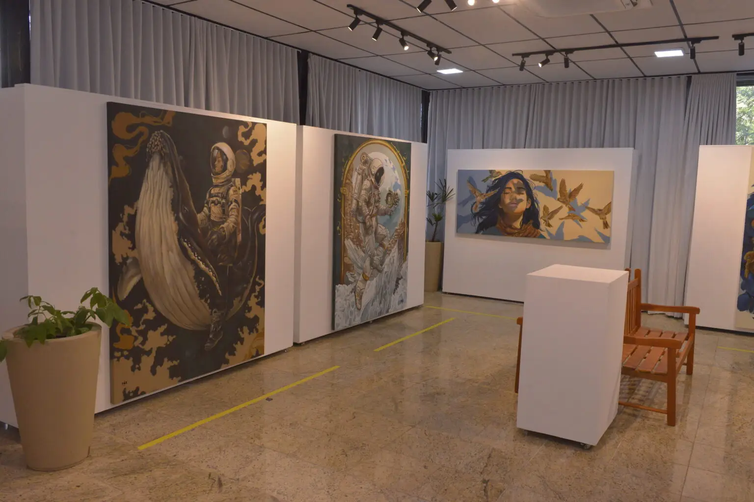 Estação Cultural Haroldo Alvarenga recebe exposição “Migração”, do artista Pas Schaefer