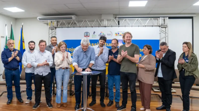 Itaipu anuncia investimentos em esporte, educação e infraestrutura para a região oeste do Paraná